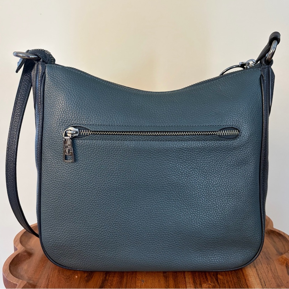 Coach Colorblock Chaise Crossbody Pebble Leather Gunmetal Hardware 38696 - Picture 10 of 16